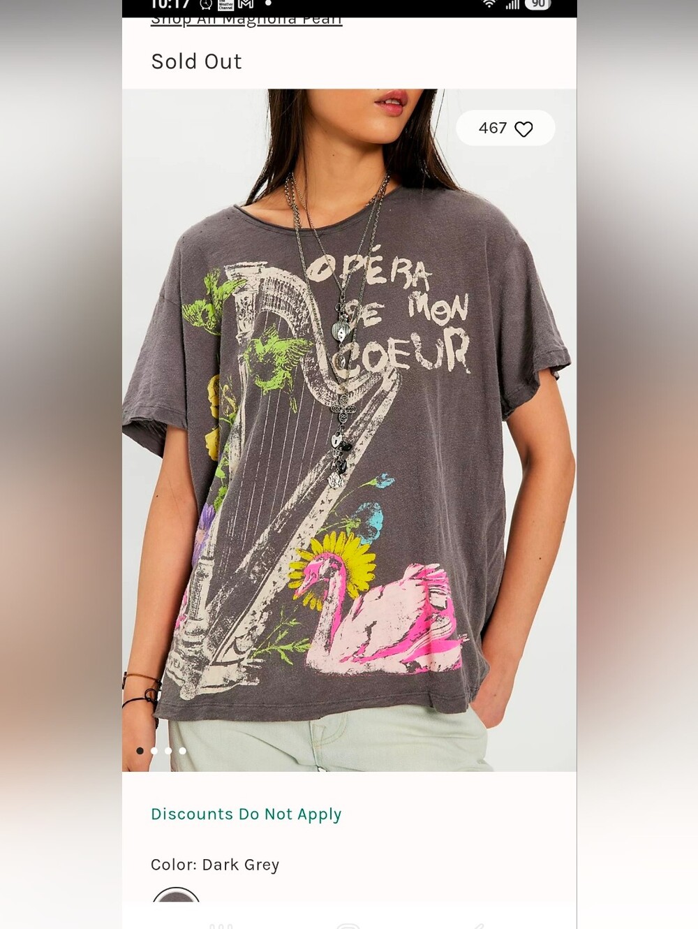 Magnolia Pearl Opera De Mon Coeur Tee